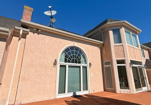 beige gutters on a house in south jersey how to choose a gutter color van's rain gutters